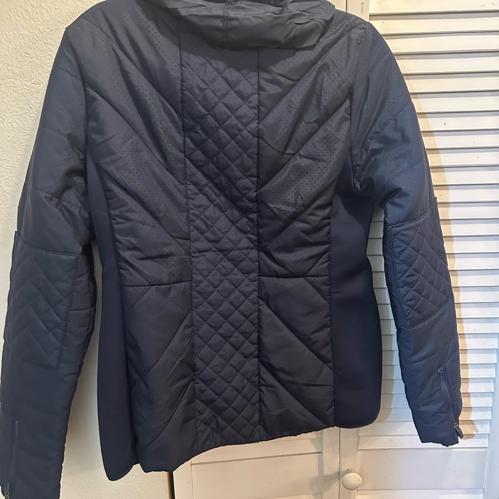 Fabletics Dark Blue Quilted Jacket - image 4